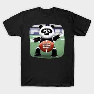 Robotic Panda NFL - Adorable Panda - Kawaii Panda T-Shirt